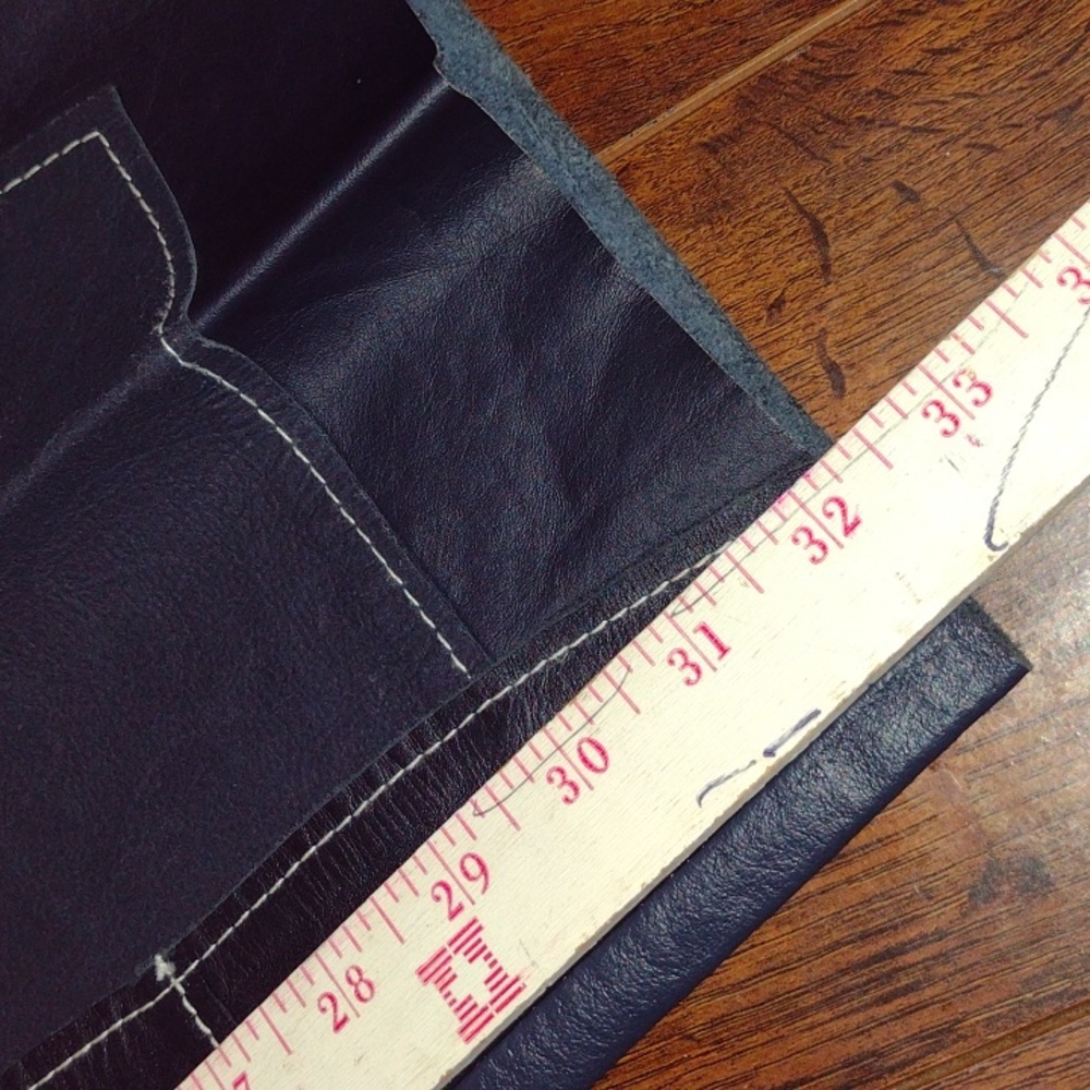 Leather Patchwork Pants - image 6